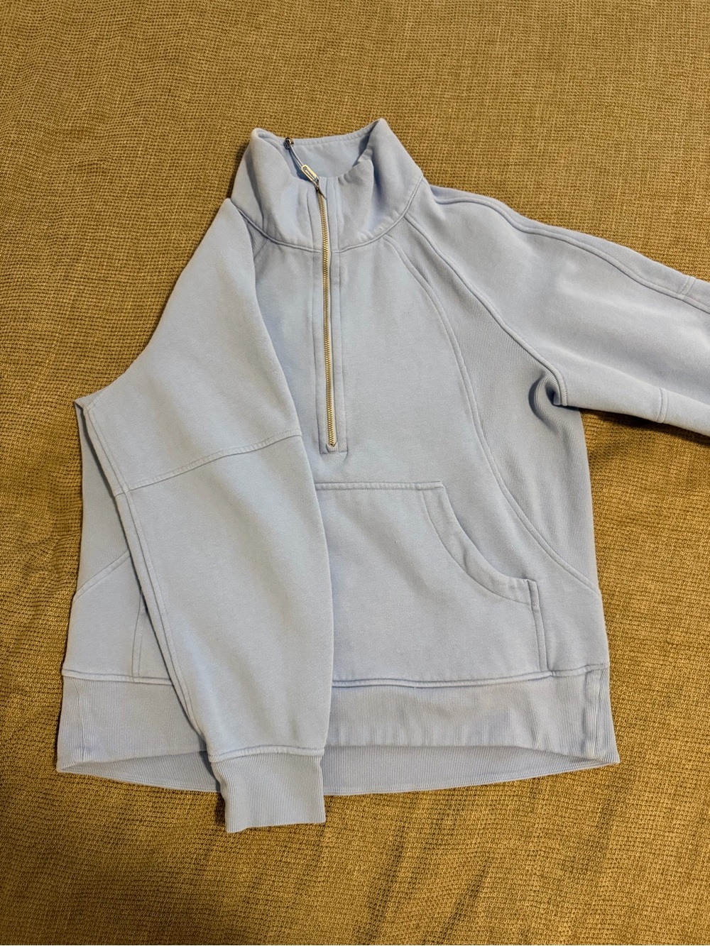 LULULEMON scuba oversized funnel half zip - Picture 3 of 4